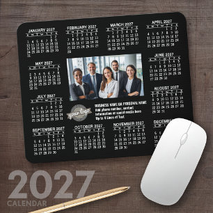 Kalender mit Logo Kontakt-Magnet Mousepad