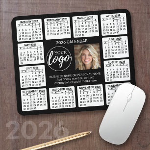 Kalender mit Logo Kontakt-Magnet Mousepad