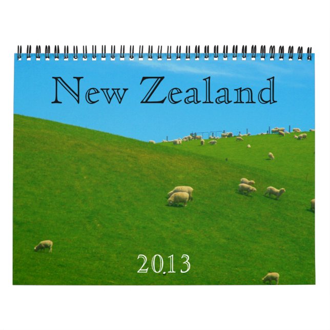 Kalender Neuseelands 2013 (Titelbild)