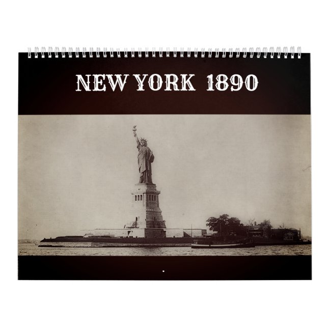 Kalender New York 1890 (Titelbild)
