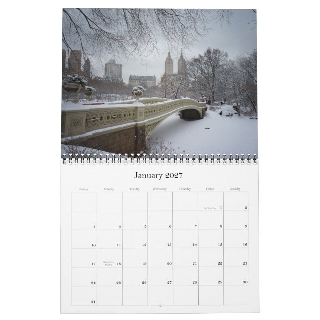 Kalender New York City 2013 - schöne Landschaften (Jan 2027)