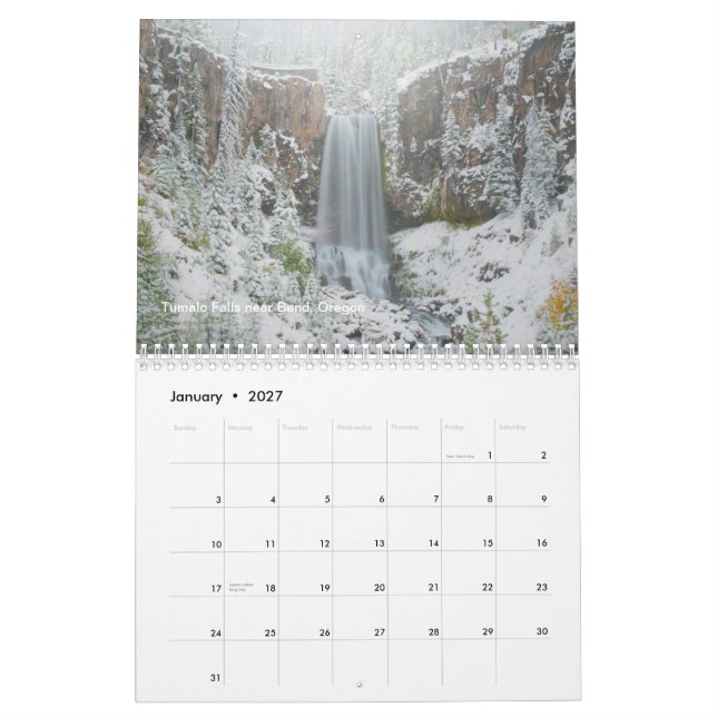 Kalender Oregons 2013 (Jan 2027)