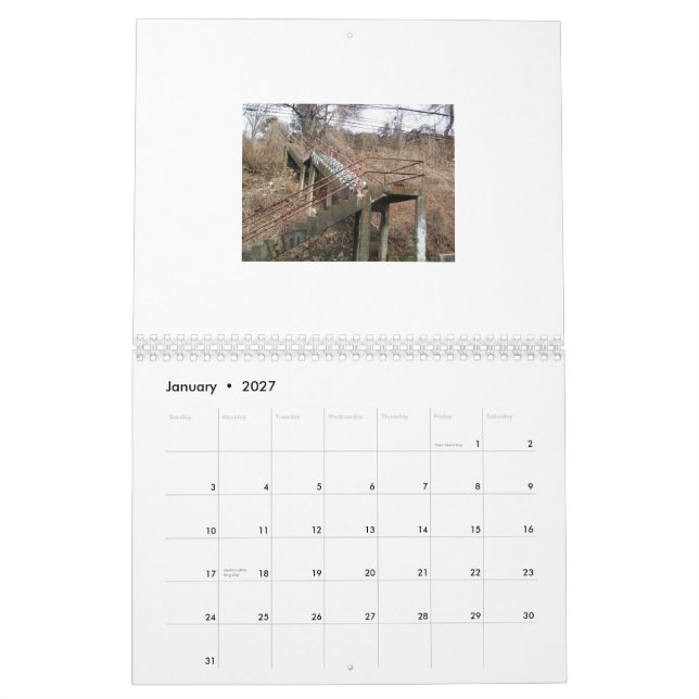 Kalender: Pittsburgh-Schritte Kalender (Jan 2027)