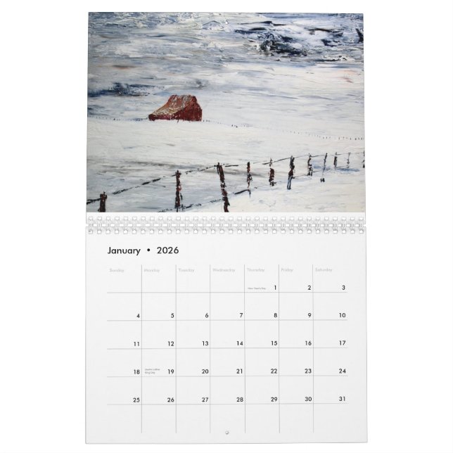 Kalender Randy Loubier 2011 mit Schrift (Jan 2026)