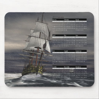 Kalender-Raues Wetter Mousepad