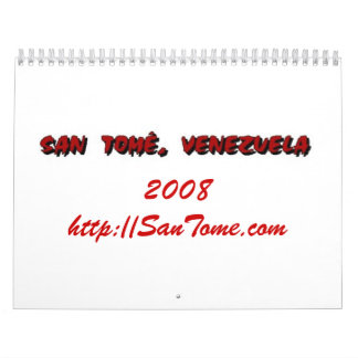 Kalender Sans Tome', Venezuela 2008