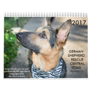 Kalender Schäferhund-Rettungs-zentraler Texas 2017
