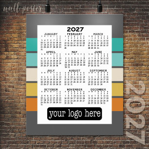 Kalender - Schwarz-weiße Grundvoraussetzung Poster