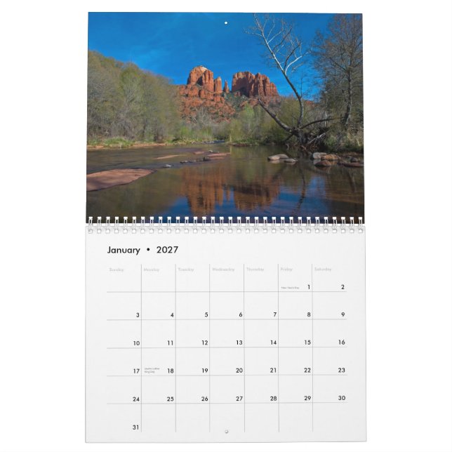 Kalender Sedona Schönheits-2014 (Jan 2027)