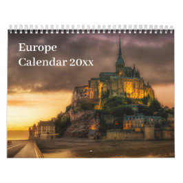 Kalender - Sehenswürdigkeiten in Europa