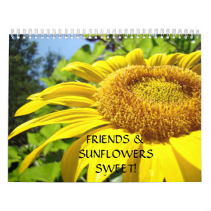 KALENDER SONNENBLUMEN Florale Geschenkkalender