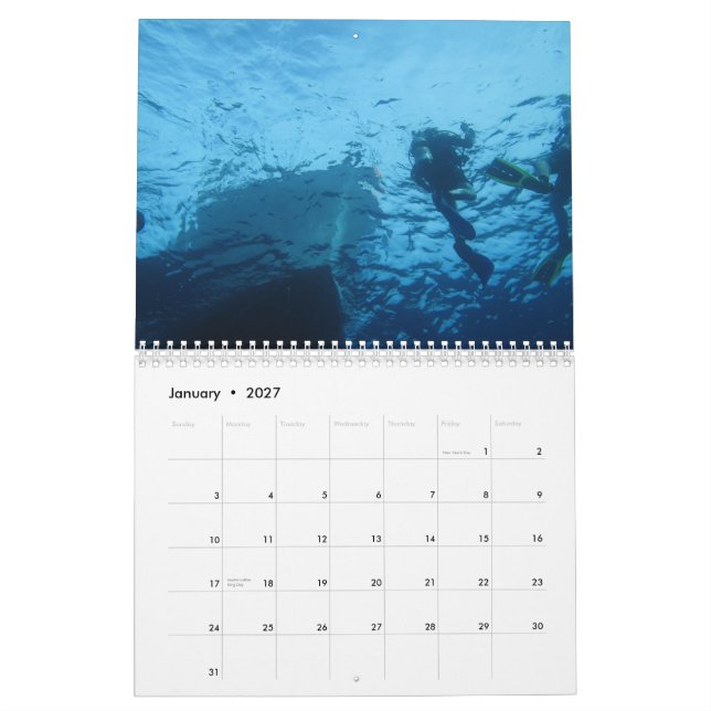 Kalender Sporttauchen-Floridas 2012 (Jan 2027)