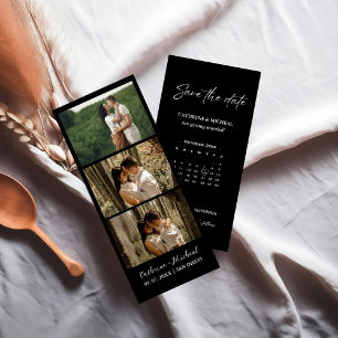 Kalender-Standrahmen für Hochzeitsskalender-Foto G Save The Date