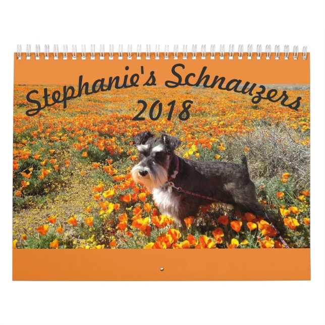 Kalender Stephanies Schnauzers-2018 (Titelbild)