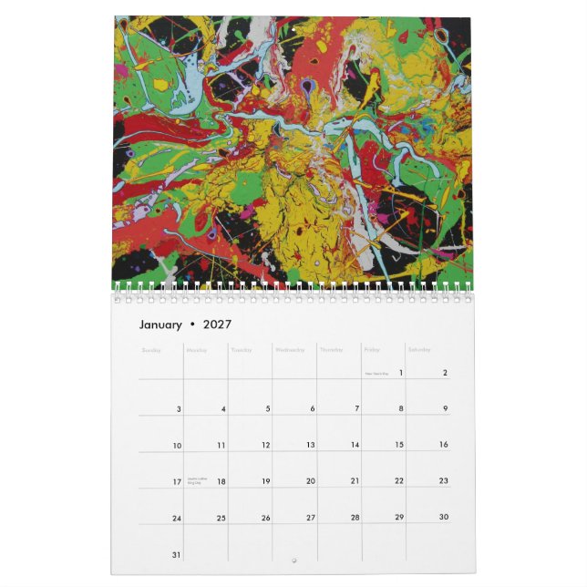 Kalender-Strahl Paul Kalender (Jan 2027)