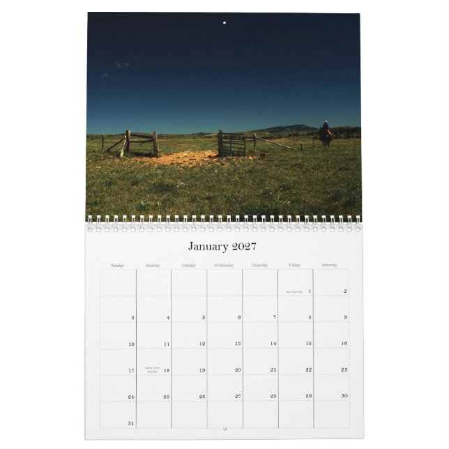 Kalender Sweetgrass Ranch-2011 (Jan 2027)