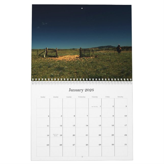 Kalender Sweetgrass Ranch-2011 (Jan 2026)