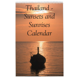Kalender Thailand Sonnenuntergang und Sonnenaufgan