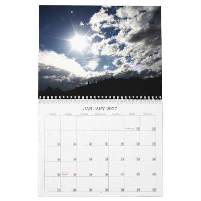 Kalender Tucsons, Arizona 2010 (Jan 2027)