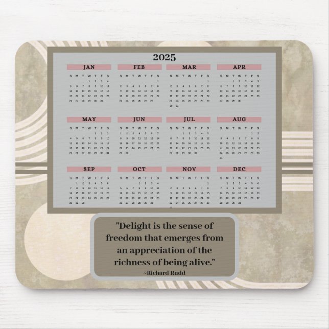 Kalender- und Angebotsmousepad Mousepad (Vorne)