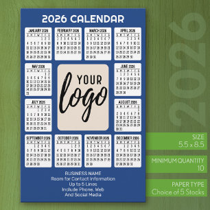 Kalender Vertikales Logo - Geschäftlicher Kontakt  Briefpapier