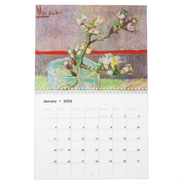 Kalender Vincent van Goghs 2011 (Jan 2026)