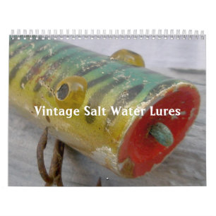 Kalender - Vintage-Salzwasser-Köder