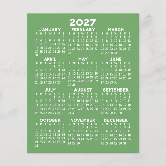 Kalender - Volljähriges Basispapier (Vorderseite)
