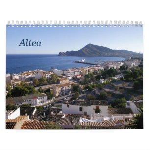 Kalender von Altea, Spanien,