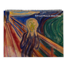Kalender von Edvard Munch.