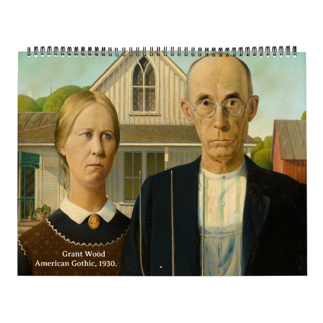 Kalender von Grant Wood (Titelbild)