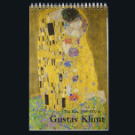 Kalender von Gustav Klimt<br><div class="desc">Gustav Klimt (1862-1918) war ein österreichischer symbolischer Maler und einer der prominentesten Mitglieder der Wiener Sezessionsbewegung.</div>