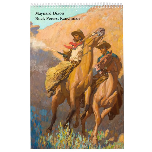 Kalender von Maynard Dixon (Titelbild)