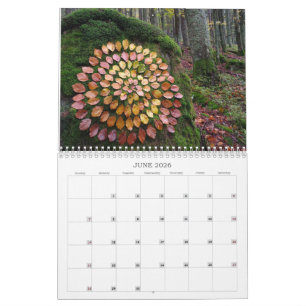Kalender Wälder 2026 Kunst Landart Natur
