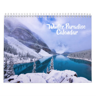 Kalender Winterparadies mittlerer Größe