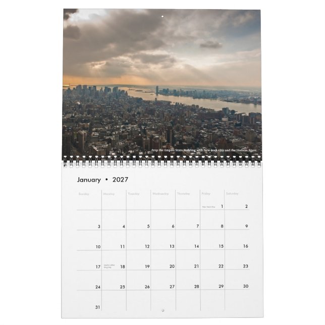 Kalenderjahr 2012, Bryan Fisher Kalender (Jan 2027)