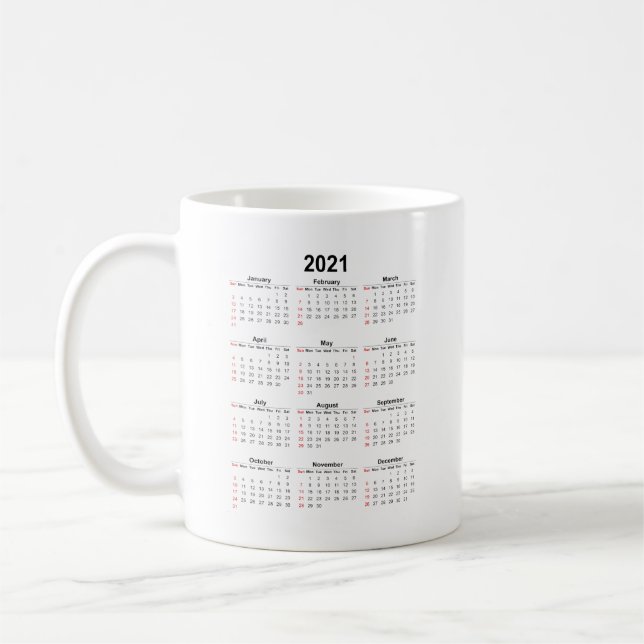 Kalendermonat 2021 kaffeetasse (Links)