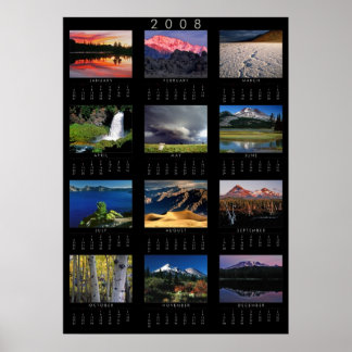 Kalenderplakat 2008 poster