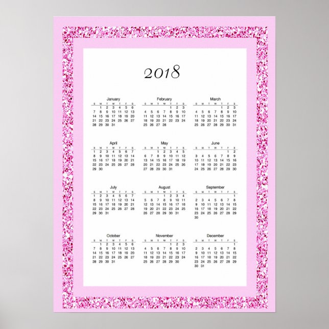 Kalenderplakat 2018, poster (Vorne)