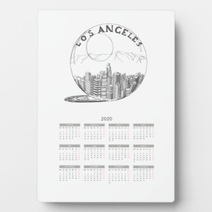 Kalenderreisestadt Volljahr 2020 Fotoplatte