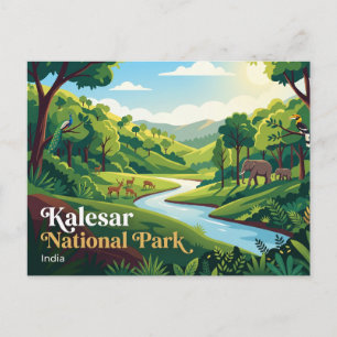 Kalesar Nationalpark Indien Postkarte