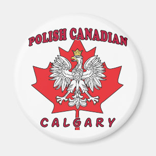 Kalgary Polnisch Kanadischer Leaf Magnet