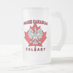 Kalgary Polnisch Kanadischer Leaf Mattglas Bierglas