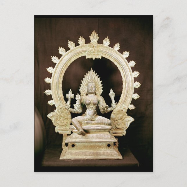 Kali aus Vijayanagar Postkarte (Vorderseite)