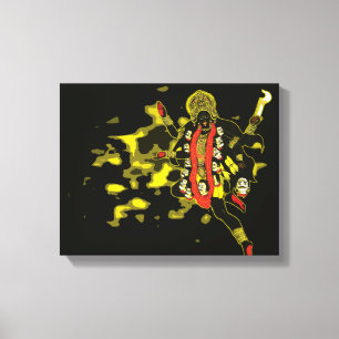 Kali, die dunkle Göttin Leinwanddruck