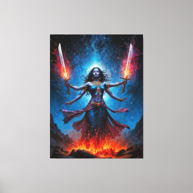 Kali Erhebung Leinwanddruck (Vorderseite)