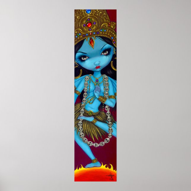 Kali hinteru goddess gothess Art Print Poster (Vorne)