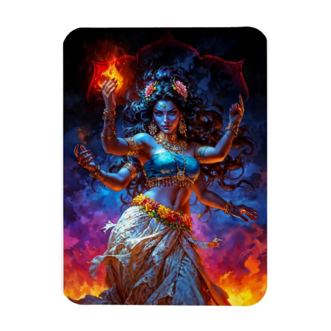 Kali im Tanz Magnet (Vertikal)