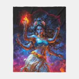 Kali in Dance Fleecedecke