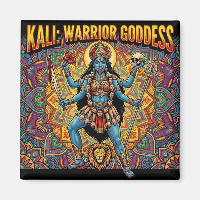 Kali Kriegergöttin Magnet (Vorne)